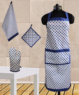 41% OFF on Dekor World Blue Cotton Kitchen Linen Set(Pack of 4) 41% OFF on Dekor World Blue Cotton Kitchen Linen Set(Pack of 4)