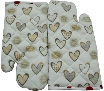 Tidy White Cotton Kitchen Linen Set(Pack of 2)