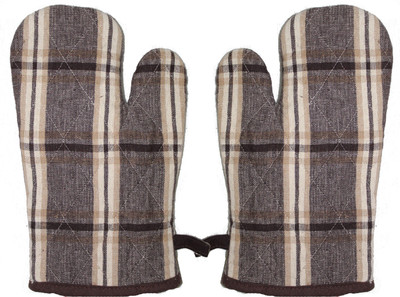 

Airwill Brown Cotton Kitchen Linen Set(Pack of 2)