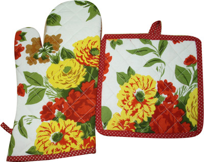 

Morning Blossom Multicolor Cotton Kitchen Linen Set(Pack of 2)