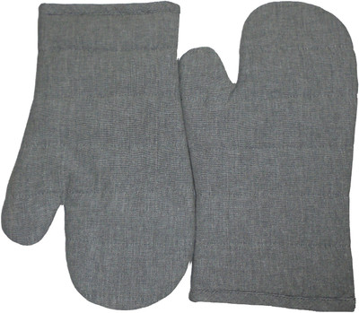 Tidy Grey Cotton Kitchen Linen Set(Pack of 2)