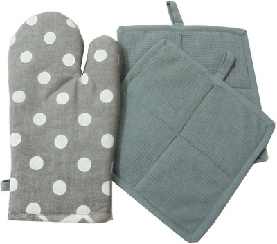 Tidy Multicolor Cotton Kitchen Linen Set(Pack of 3)