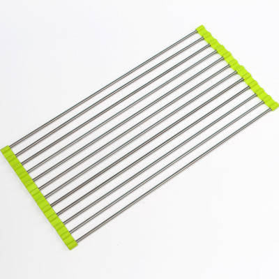 

Dragon Kitchen Wash Utensils Dish Drainer Stainless Steel, Plastic Kitchen Rack(Multicolor)
