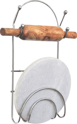 Eoan International Chakla Belan Stand Stainless Steel Kitchen Rack(Silver) available at flipkart for Rs.285