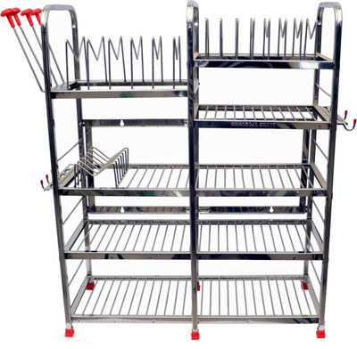 

Maharaja Stainless Steel Kitchen Rack(Silver)