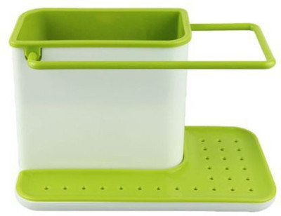 

Kartsasta 3 in 1 Daily Use Kitchen Stand Plastic Kitchen Rack(Green, White)