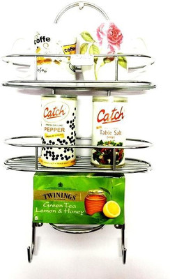 Sterling Premium Containers Kitchen Rack(Steel)