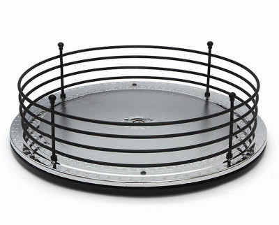 

Disha JB'S Twist & Pick Wood, Steel Kitchen Rack(Silver, Black)