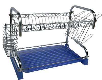 

Home Creations Utensils Steel Kitchen Rack(Silver)