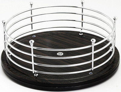 

SRI JVS Twist n Pick (10.5") Wood Colour Base, Chrome Frame Steel Kitchen Rack(Black)
