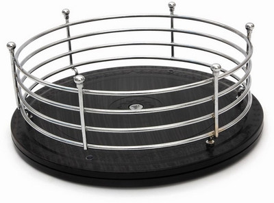 

Disha JB'S Twist & Pick Wood, Steel Kitchen Rack(Black, Silver)