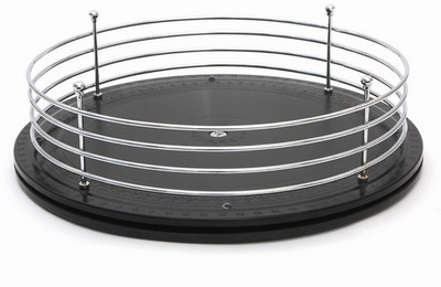 

Disha Jb'S Twist & Pick Wood, Steel Kitchen Rack(Black, Silver)