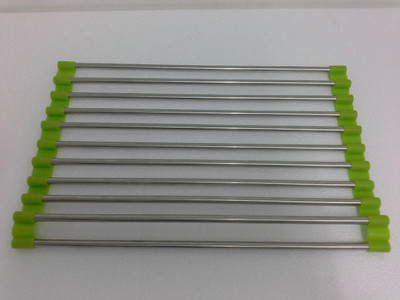

LA CUCINA Stainless Steel, Silicone Kitchen Rack(Multicolor)