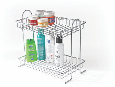 

Home Care Stainless Steel Kitchen Rack(Silver)