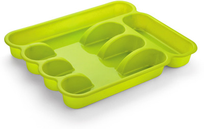 

Bonita Helena Cutlery Tray Plastic Kitchen Rack(Green)