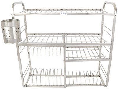 

Tinny Stainless Steel Kitchen Rack(Silver)