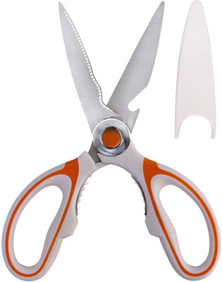 

YongLiang Multifunctional Stainless Steel All-Purpose Scissor(Orange, Pack of 1)