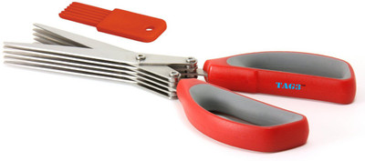 

TAG3 Multi-functional Stainless Steel All-Purpose Scissor(Red, Multicolor, Pack of 1)