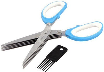 

Trendmakerz Stainless Steel Herbs Scissor(Blue, Pack of 1)