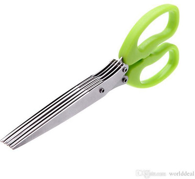 

H D ENTERPRISE Stainless Steel Herbs Scissor(Multicolor)