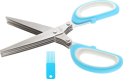 

Pink Rose Five Layer Stainless Steel Herbs Scissor(Silver, Pack of 1)