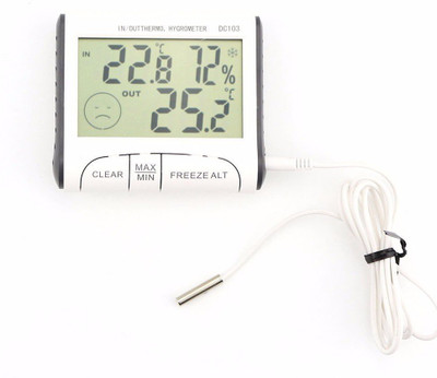 

Aeoss Weather Station Household Indoor & Outdoor Humidity Meter Digital LCD Instant Read Thermocouple Kitchen Thermometer