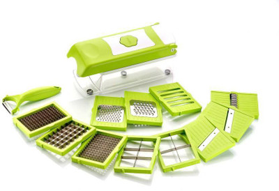

Abacus A1 Platinum 16 in 1 slicer. grater, juicer and chopper 16 in 1 Quicker Green, White Kitchen Tool Set(Green, White)