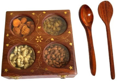 

Onlineshoppee AFR2288 Box Tray Brown Kitchen Tool Set(Brown)