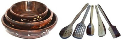 

Onlineshoppee AFR2270 Brown Kitchen Tool Set(Brown)