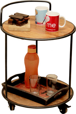 

Induscraft Wooden, Iron Kitchen Trolley