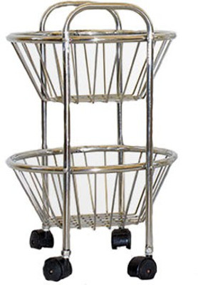 

Anmol Round Stainless Steel Kitchen Trolley