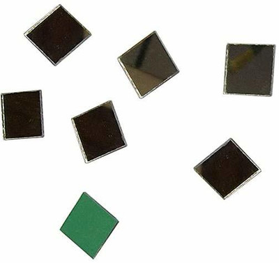 Crafto 10mm Square Shape Mirrors (100 pcs)