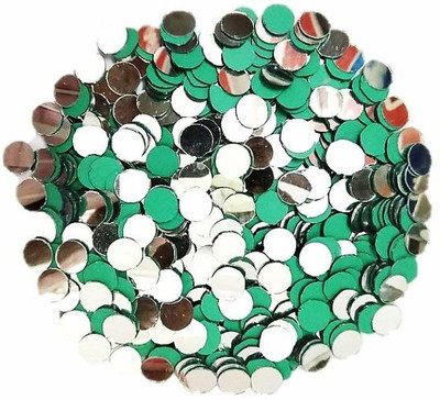 Crafto 15mm Round Shape Mirrors (100 pcs)