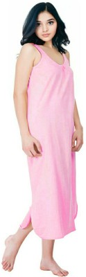 UNIQUE COLLECTONS Women Nighty(Pink)