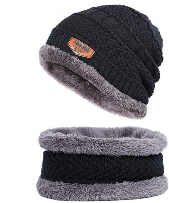 Dexus Woven Beanie Cap(Pack of 2)