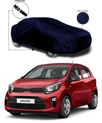 Royalrich Car Cover For Kia Picanto (Without Mirror Pockets)(Blue)