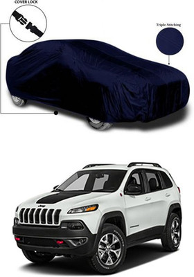 Billseye Car Cover For Jeep Universal For Car (Without Mirror Pockets)(Blue)