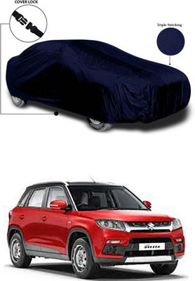 Billseye Car Cover For Maruti Suzuki Vitara Brezza (Without Mirror Pockets)(Blue)