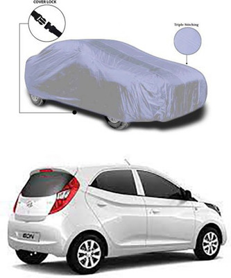 Royalrich Car Cover For Hyundai Eon (Without Mirror Pockets)(Silver)
