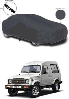 Billseye Car Cover For Maruti Suzuki Gypsy (Without Mirror Pockets)(Grey)