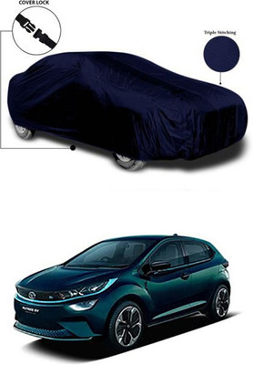 Billseye Car Cover For Tata Altroz EV (Without Mirror Pockets)(Blue)