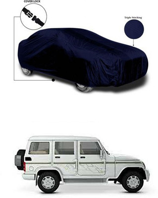 Royalrich Car Cover For Mahindra Bolero (Without Mirror Pockets)(Blue)