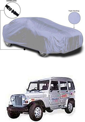 Billseye Car Cover For Mahindra Marshal (Without Mirror Pockets)(Silver)