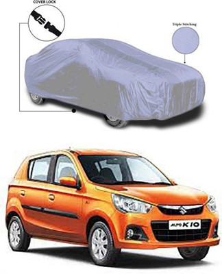 Billseye Car Cover For Maruti Suzuki Alto K10 (Without Mirror Pockets)(Silver)