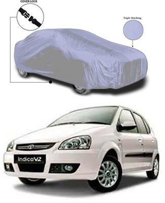 Royalrich Car Cover For Tata Indica V2 (Without Mirror Pockets)(Silver)
