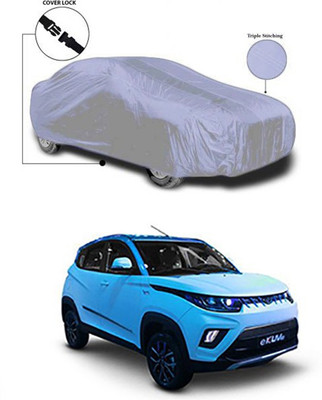 Royalrich Car Cover For Mahindra E-KUV100 (Without Mirror Pockets)(Silver)