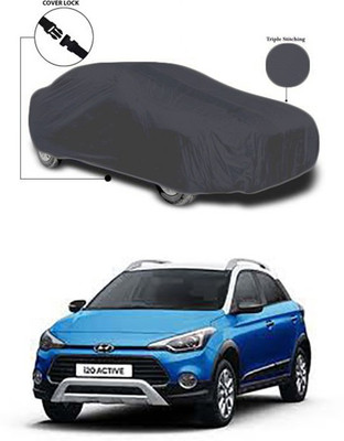 Royalrich Car Cover For Hyundai i20 Active (Without Mirror Pockets)(Grey)