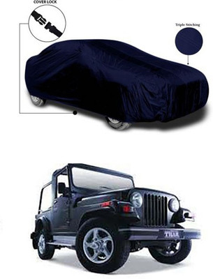 Royalrich Car Cover For Mahindra Thar (Without Mirror Pockets)(Blue)