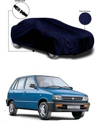 Billseye Car Cover For Maruti Suzuki 800 (Without Mirror Pockets)(Blue)