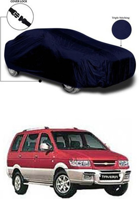 Billseye Car Cover For Chevrolet Tavera (Without Mirror Pockets)(Blue)